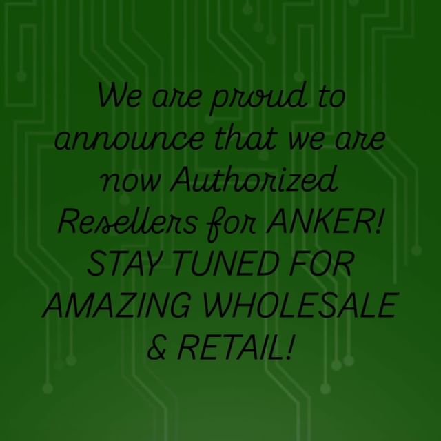 Takeer - We are now Authorized Resellers for Anker!
Wholesale & Retail prices cominh soon.