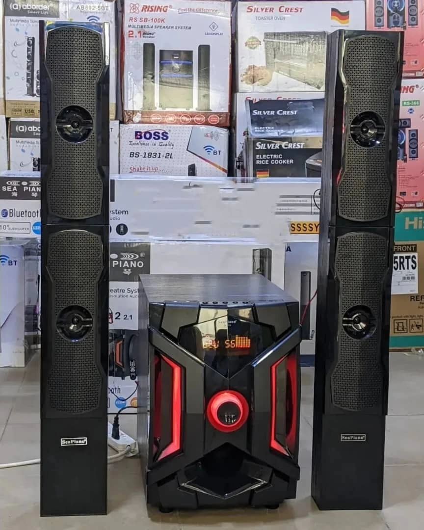 Takeer - SeaPiano Music System Subwoofer 🔊 

( Mziki mkubwa sana )

🔴  Bei Tsh: 390,000/=

______________________________________________

SPECIFICATIONS ...