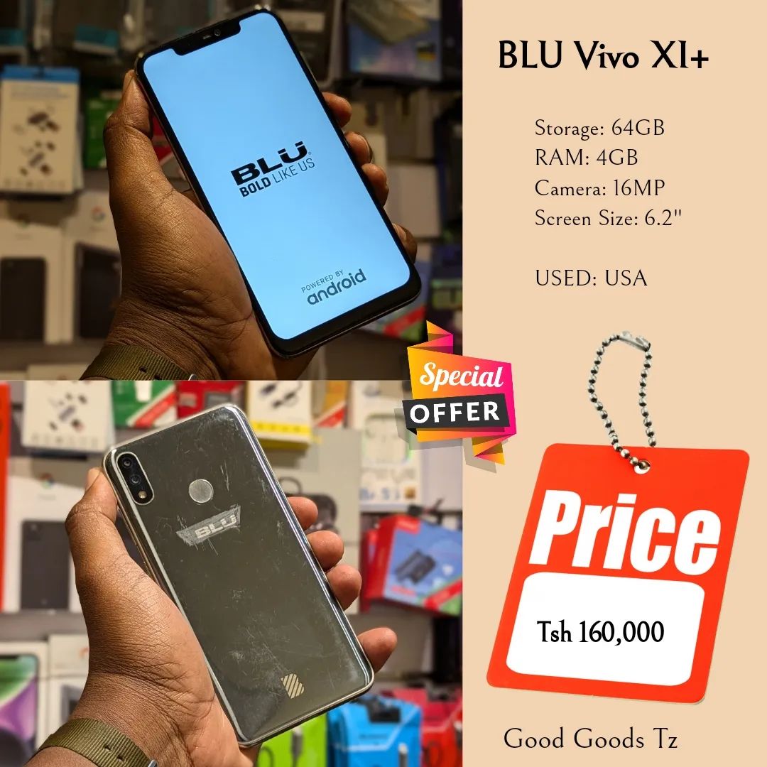 Takeer - BLU Vivo XI+
Tsh 160,000
⬛64GB/4GB/16MP/6.2"/SINGLE SIM
⬛MTUMBA TOKA USA.
⬛Ni simu bila accessories zake.
⬛INASOMA LINE ZOTE ZA TANZANIA.
⛔NO EXCHA...