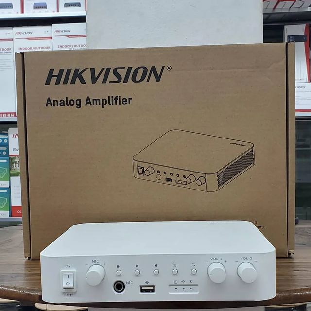 Takeer - NEW PRODUCT ALERT🔥🔥🔥

ANALOG AMPLIFIER 
Brand: HIK VISION 

Features & Specifications;
➡️Four types of audio input: Bluetooth, USB flash drive, ...