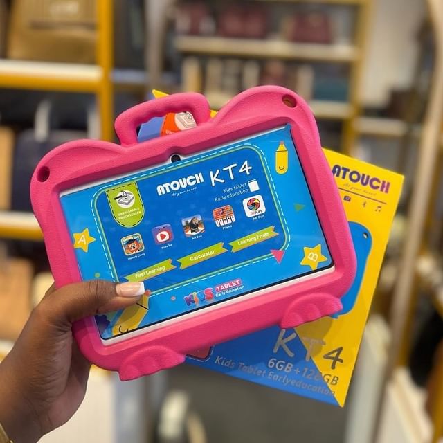 Takeer - KT4 Atouch. 

256gb, 8ram, WiFi, YouTube, play store, 7 display, heavy case, games, learning programs.

Offer Price: 140,000
Call/WhatsApp 
Tunapat...