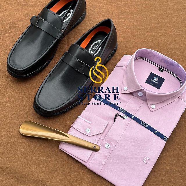 Takeer - A Classic Set of A loafer and Shirt
Loafer Price 100,000=
Shirt Price 40,000/=
👉🏻👉🏻FULL SET PRICE  135,000/=
We Do delivery mikoani tunatuma kw...