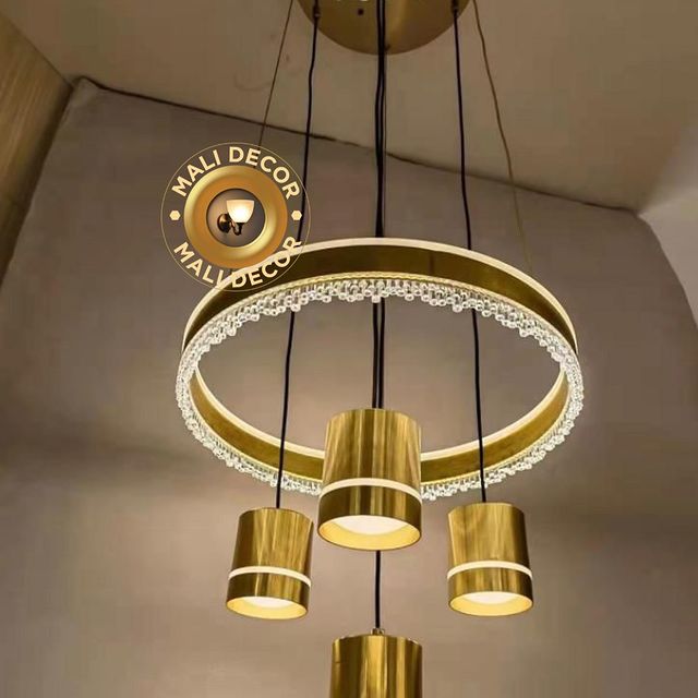 Takeer - PENDENT LIGHT available  🍒💎✨
Very unique 😇😇
Change color warm, white and off white.
Gold and white 
APPLICATION 
Sitting room, dining, bedroom,...