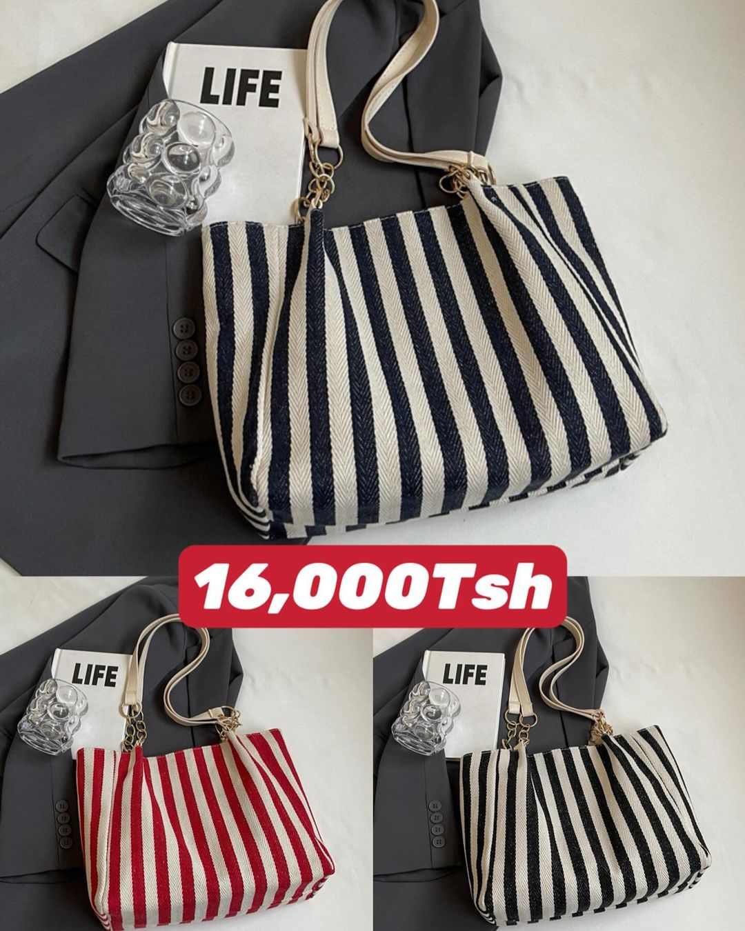 Takeer - 🥳🥳🥳Restock!!🥳🥳🥳
 🔥🔥🔥

New lady bag😍😍
Price: 16,000Tsh/=

Material: Quality assured (Ipo Kama kwenye picha)✅ 
Please send a DM for faster...