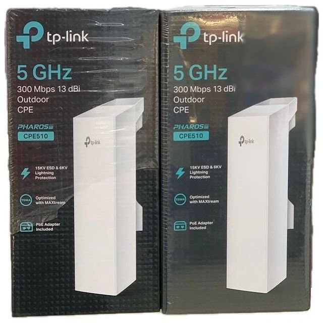 Takeer - OUTDOOR CPE 510 AVAILABLE NOW🤩
5GHz

BRAND; TP-link

Features;
⏩️Up to 300Mbps Wireless Data Rates
⏩️Durable Weatherproof design to withstand fair...