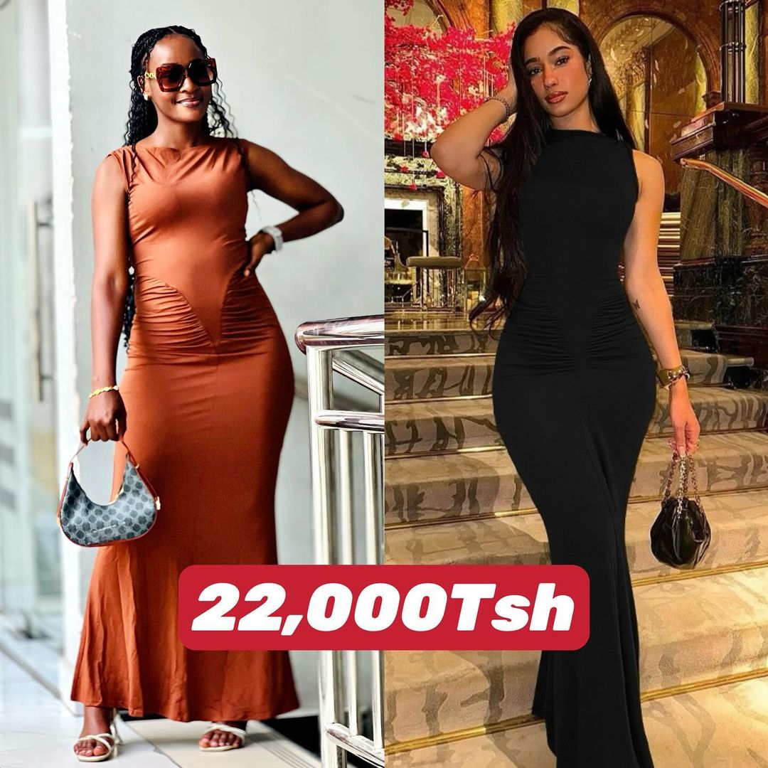 Takeer - 🥳🥳🥳New Arrivals 🥳🥳🥳
 🔥🔥🔥

Dress😍😍
Price: 22,000Tsh/=

Material: Quality assured (Ipo Kama kwenye picha)✅ 
Please send a DM for faster re...