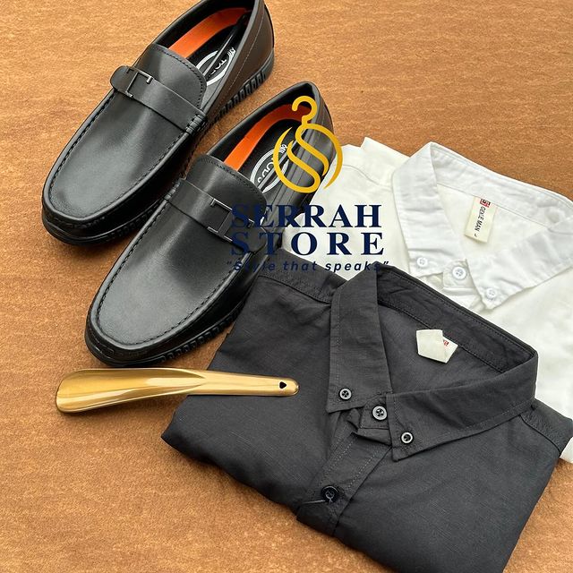 Takeer - A Classic Set of A loafer and Shirt
Loafer Price 100,000=
Shirt Price 40,000/=@
We Do delivery mikoani tunatuma kwa uaminifu🚛🔥🔥
 