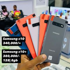 Takeer - Samsung S10 
340,000/-
128 8gb 
 
Samsung s10+
380,000/-

One year warranty
Clean condition ( hazina ata mchubuko)

Tupo kariakoo jengo la china pl...