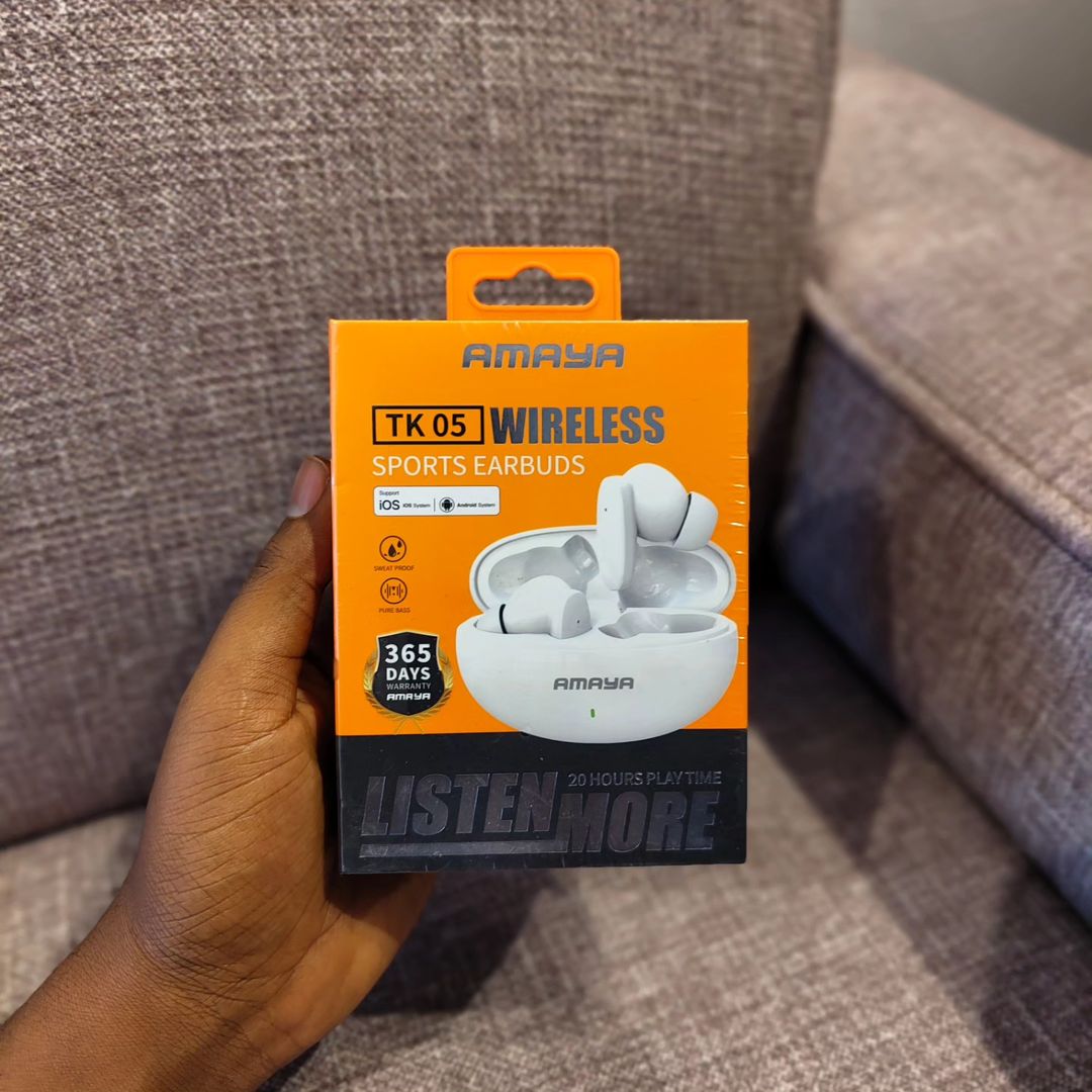 Takeer - AMAYA Wireless Sports Earbuds 

Price - 50,000/=