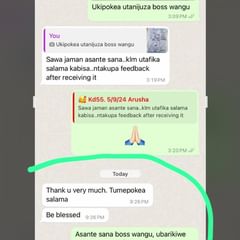 Takeer - We love feedback, thanks my boss from Arusha🙏🏻

Call/WhatsApp Karibuni sana