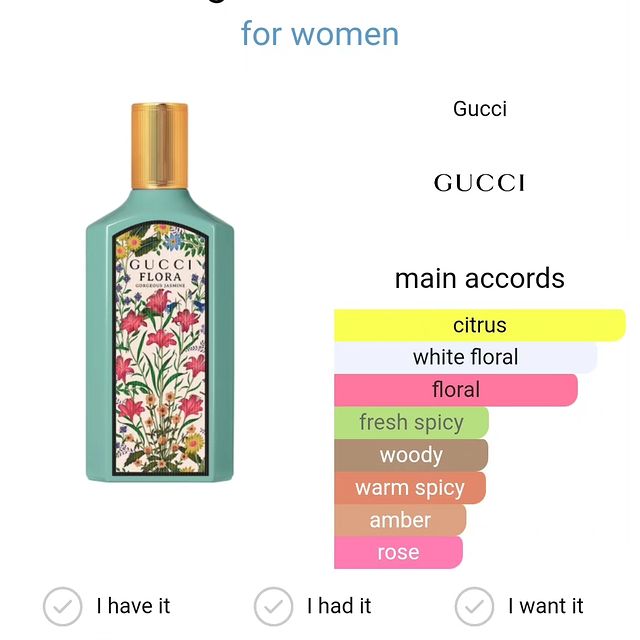 Takeer - Flora Gorgeous Jasmine by Gucci is a Floral fragrance for women. This is a new fragrance. Flora Gorgeous Jasmine was launched in 2022. The nose beh...