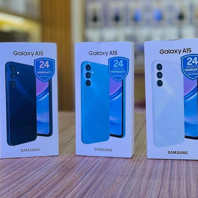 Takeer - Samsung Galaxy A15, 
128GB - 6GB ram , Tsh 460,000/=
128GB -4GB ram, Tsh 400,000/=

☎️
📍Tupo Jengo La China Plaza Duka namba 112 floor ya 1