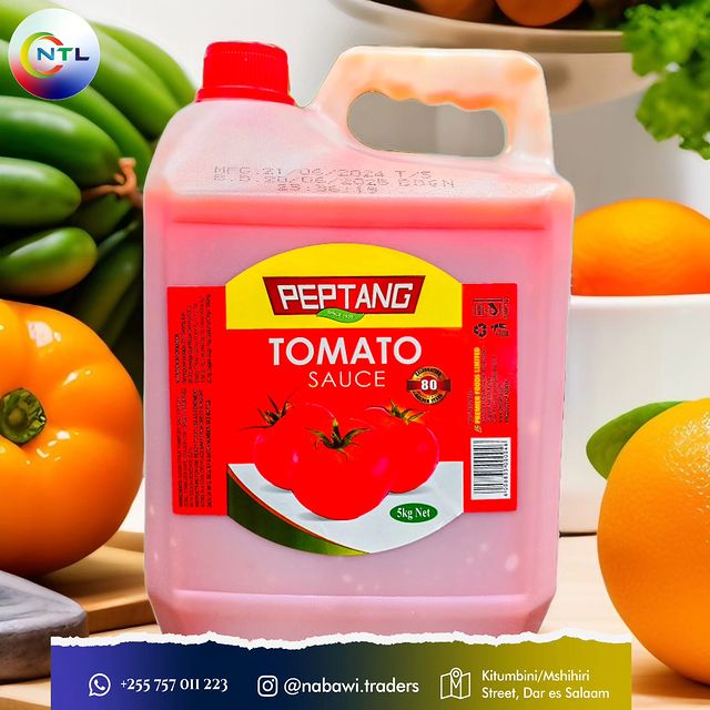 Takeer - Peptang - Tomato Sauce 5Ltr 🍅

Price Per Carton: 48,000/=
Zinakaa pc 4 kwa Carton 🛒 

*𝐖𝐡𝐨𝐥𝐞𝐬𝐚𝐥𝐞 𝐎𝐧𝐥𝐲| 𝐉𝐮𝐦𝐥𝐚 𝐓𝐮

📍 Tunapatik...