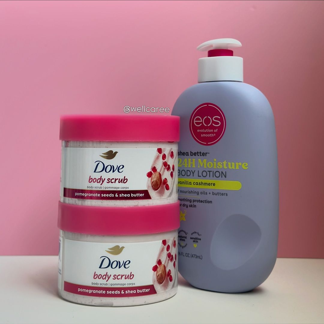 Takeer - Body essentials 🌺

Dove body scrub 65,000
Eos body lotion 85,000