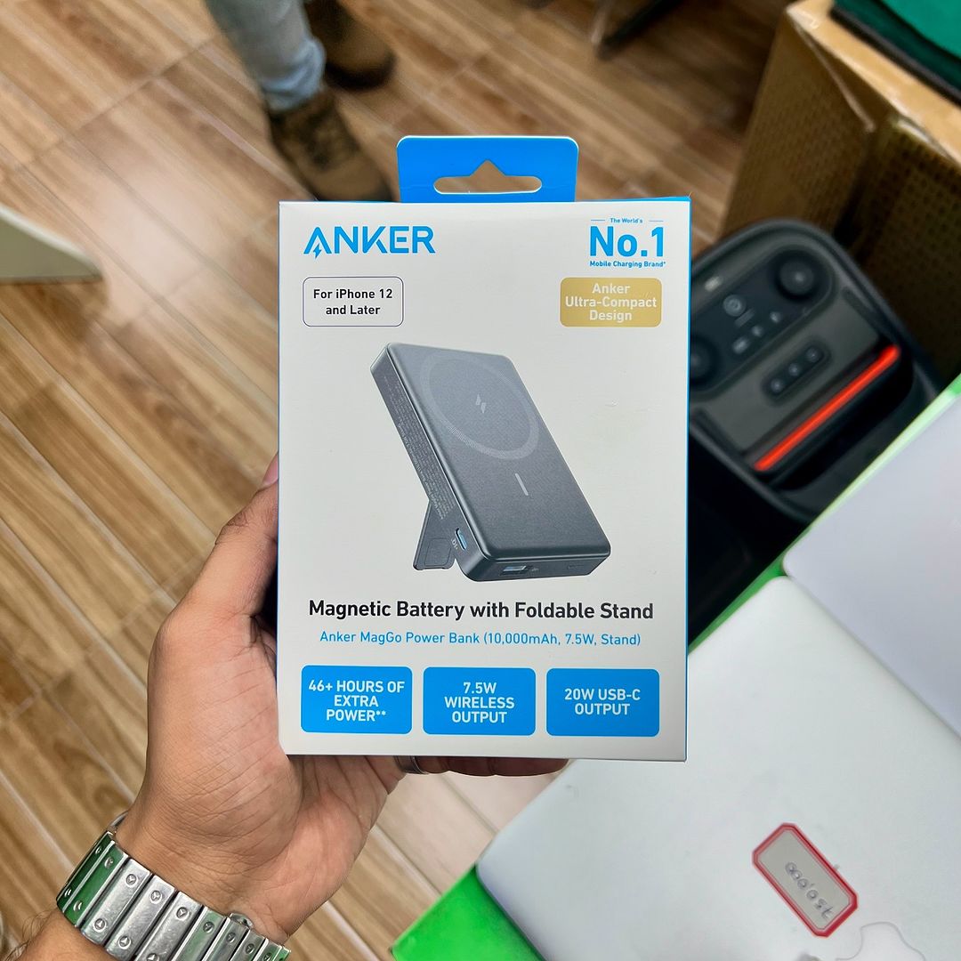 Takeer - Anker Megsafe Powerbank 10,000 Mah wireless charge 7.5 Watts with stand & cable charge 20 watts fast available now 150,000/- Tzs
Call/whatsapp: 