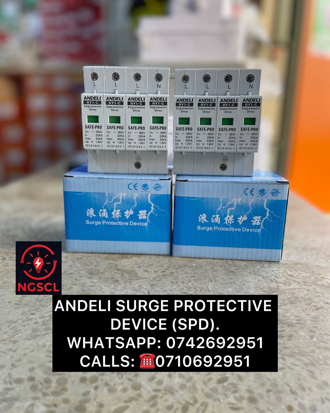 Takeer - ANDELI SURGE PROTECTIVE DEVICE (SPD).

MAWASILIANO,
WHATSAPP & CALLS: CALLS: ☎️
TUNAPATIKANA KARIAKOO, MTAA WA NARUNG’OMBE NA LIVINGSTONE.

MIKOANI...