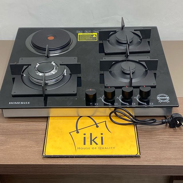 Takeer - HOMEBASE COOKTOP BACK ON STOCK

Model; HB-GE-4010. 

Tsh 350,000/=

• 3gas burners & 1 electric plate
• Tempered glass
• Cast iron pan support
• Au...