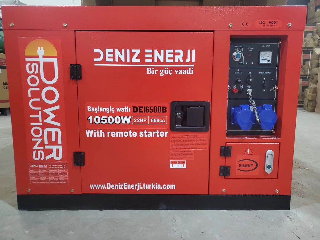 Takeer - DENIZ ENERJI GENERATOR TURKEY BRAND
✅️- Single Phase
✅️- Diesel Engine
✅️- 10.5 kw

✅ Price 6'300'000

🚛📞Call / Whatsapp 
www.dotcomachinery.co.t...