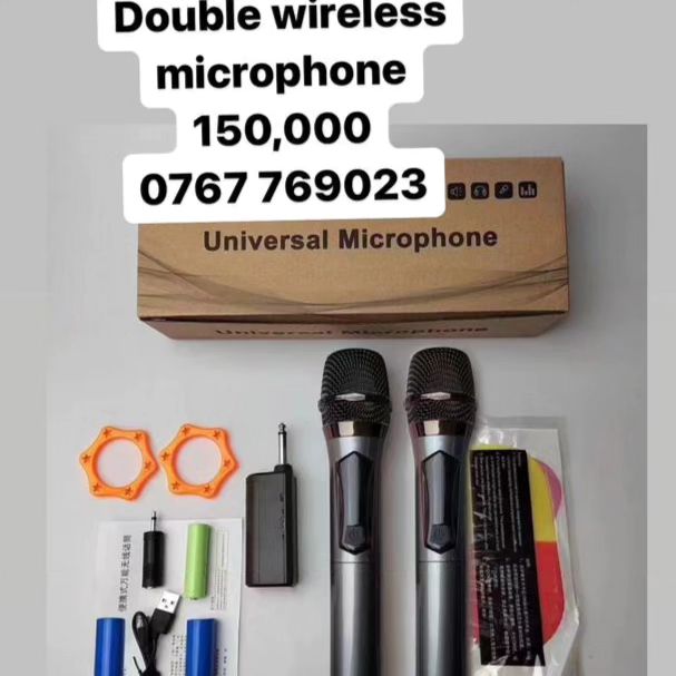 Takeer - double wireless microphone 
TSh150,000 
call 