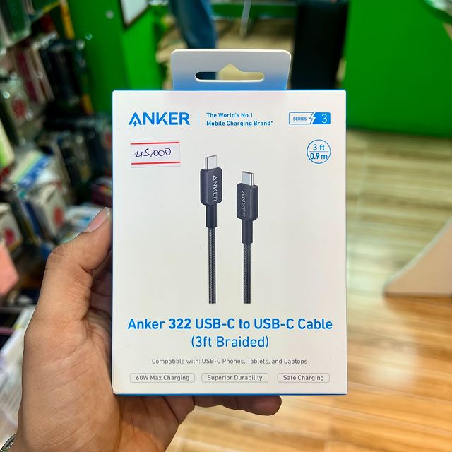 Takeer - Anker 3 Feet Cable available now 45,000/- Tzs
Call/whatsapp: 