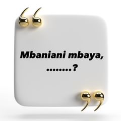 Takeer - “Mbaniani mbaya, kiatu chake dawa.” methali hii ina maana gani?

Kuna wakati unaweza kupitia mazingira ambayo watu wana kutengenezea chuki na kukuw...