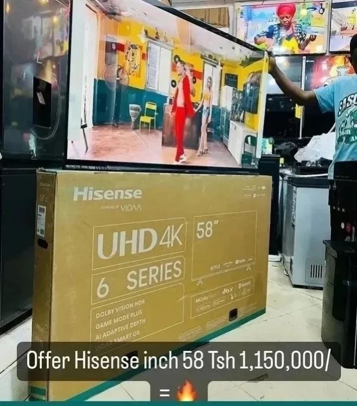 Takeer - 🔥Offers offers  Offers🔥 Offers Offers🔥 Offers Offers
Hisense tv original kabisa sio kopi

Bei ipo kwenye ofa
32" kawaida.🔥 360,000/=
32 smart b...