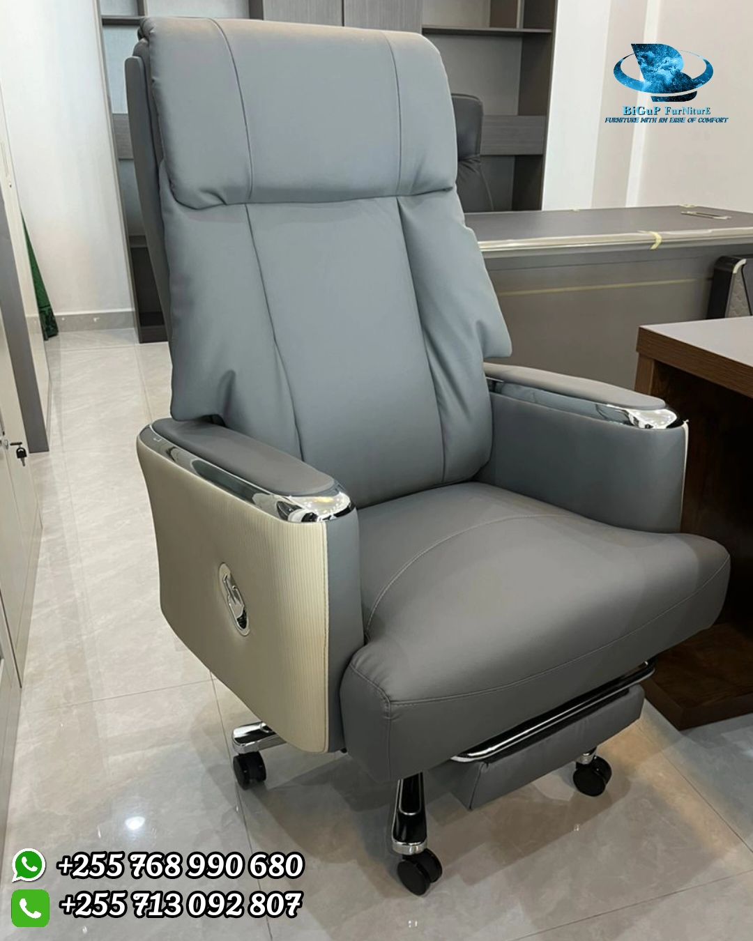 Takeer - EXECUTIVE OFFICE CHAIR 
AVAILABLE FOR 1,600,000TSH 

📍kariakoo branch 📞📍kinondoni branch 📞
                   