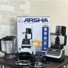 Takeer - Hellow dear customer's.
Here is ARSHIA FOOD PROCESSOR.
Price 650000
Watts 1000
Capacity 2.5 ltrs.
     
            
    

CALL/ WHATSAPP 