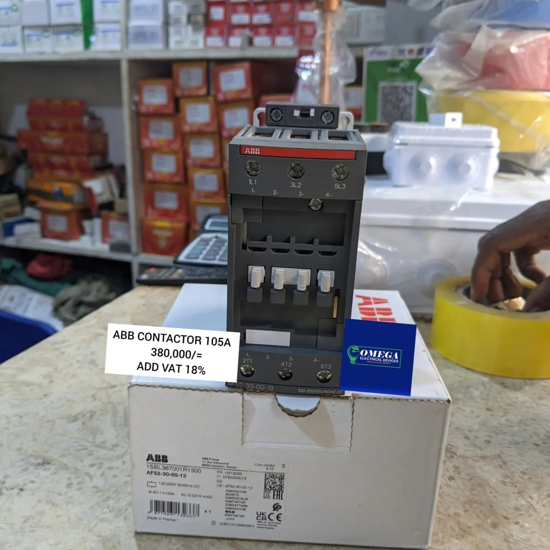 Takeer - ABB CONTACTORS 105A 

TUNAPATIKANA: KARIKOO MTAA WA NARUNG'OMBE NA LIVINGSTONE.

MAWASILIANO: NORMAL CALL & WHATSAPP 
Nb; Mikoani Tuna Tuma kwa Uma...