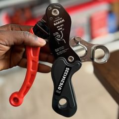 Takeer - .

📌Grip descender

📌Brand; Karam

📌Rope size;- 11mm

📌Maximum height;- 200mt

📌Weight;- 30—-130kg

📌Price;- 450,000

📌📱