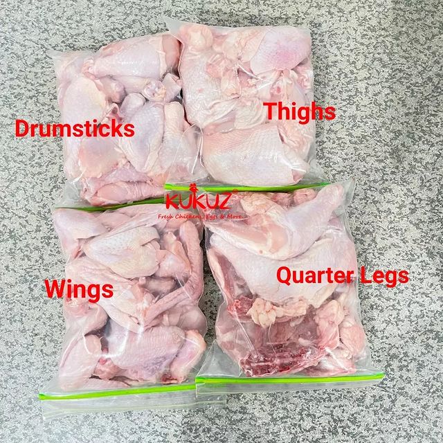 Takeer - KUKUZ Chicken Cutz Price List:-

Boneless Breastz/Steki ya Vidari
½kg Pack =Tshs 8,000
1kg Pack =Tshs 15,000 (Save 1,000)
2.5kg Pack =Tsh 37,000 (S...