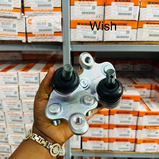 Takeer - Ball joint for
TOYOTA WISH
TOYOTA VOLTZ

DUKA LIPO WAZI KUANZIA JUMA TATU HADI JUMAMOS
KILA SIKU KUANZIA SAA MBILI ASUBUHI HADI SAA KUMI NA MBILI J...