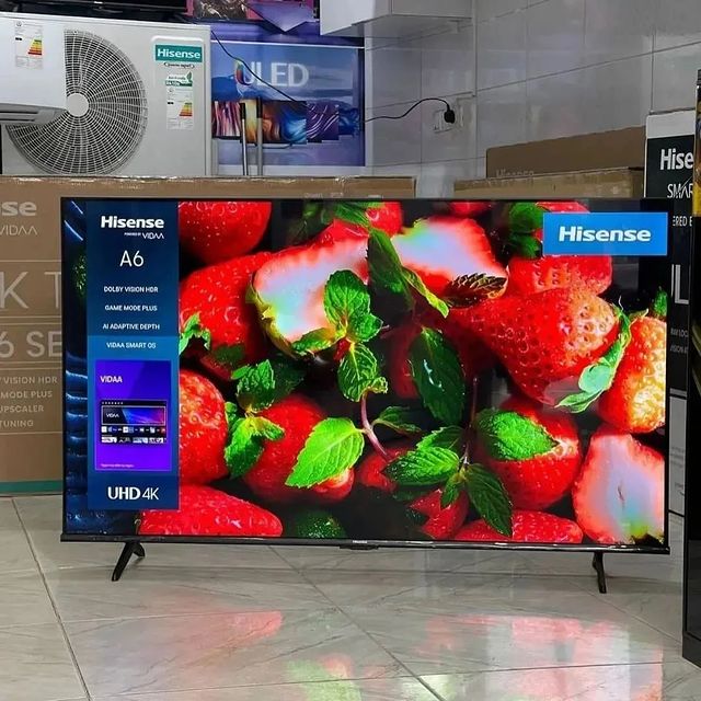 Takeer - HISENSE NEW MODEL SMART 4K TV 📺
INCH 55"
✅ SMART TV 𝖵𝖨𝖣𝖠𝖠
✅ Bluetooth
✅ 4K Resolution
✅ Ultra slim body
✅ INCH 55"
✅ 1 year warranty
✅ YouTub...