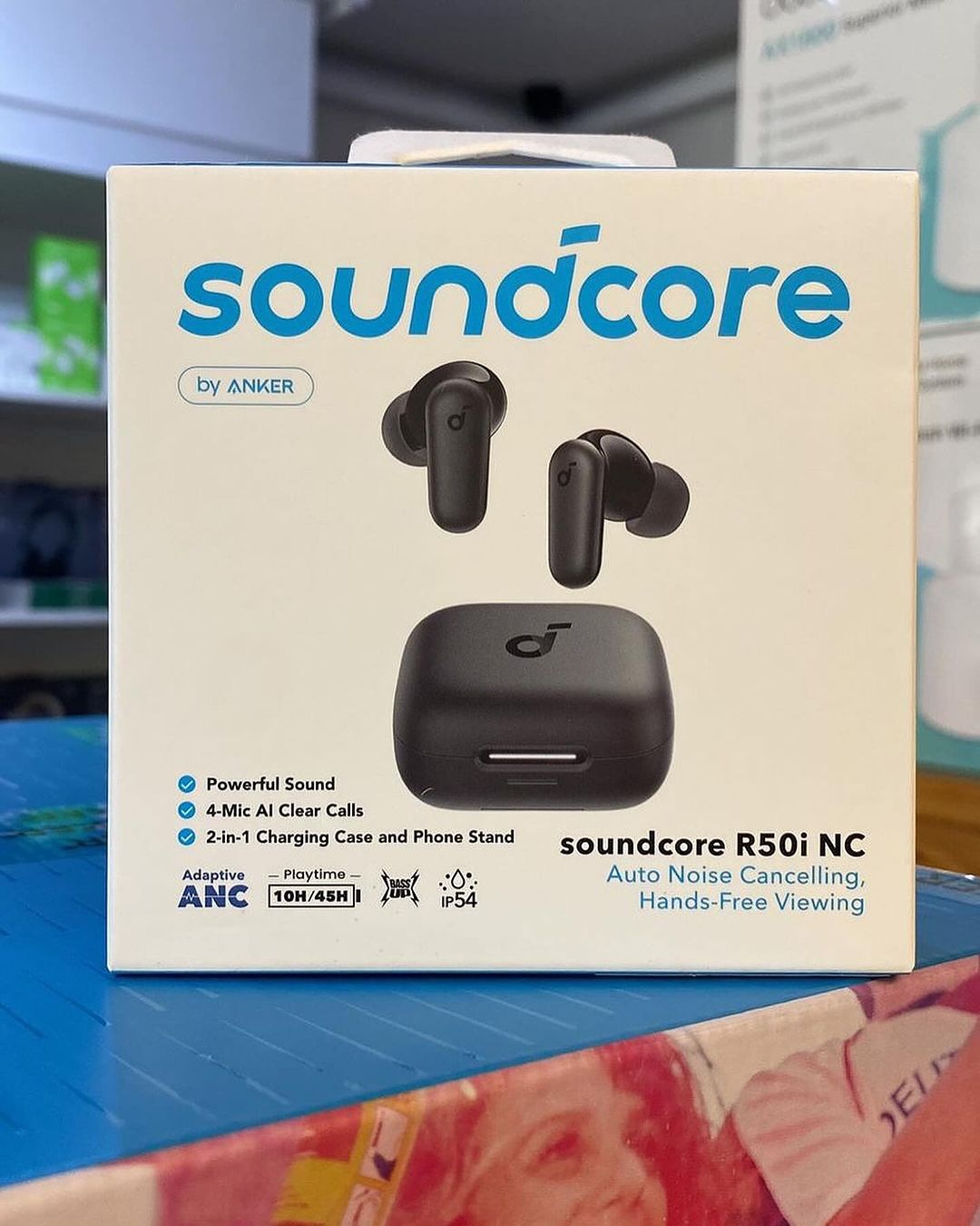 Takeer - Soundcore R50i NC Active Noise Canceling Earbuds 

Price - 160,000/=