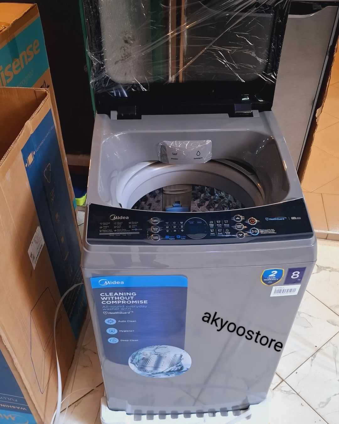 Takeer - Offer 🔥 midea automatic washing machine top load 8kg& 10kg
Warranty 2year 
Automatic machine 
8kg capacity 
Health guard 
8kg price 👉 720,000
10K...