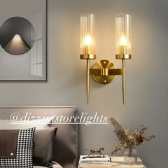 Takeer - MODERN WALL DOUBLE GLASS SCONCE🥀📌
—————————————————————
Home(Bedroom,Corridor ,Garzebo),Hotel, Restaurant, Shop, Bedsides decor🪞🛌 Supermarket,M...