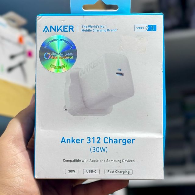 Takeer - Anker 312 Charger 
➡️30W
➡️Type C
➡️Fast charging

➡️Price:100,000
📞📍Posta Samora Tower📍