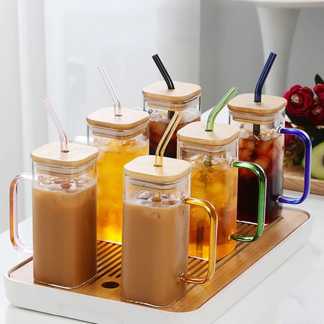 Takeer - Borosilicate glass cup with lid & straw available 

Uses
▪️To serve juice, milkshake, Hot & Cold Tea

💥Bei TZS 50,000/= (For Set of 6 pcs)
💥Bei T...