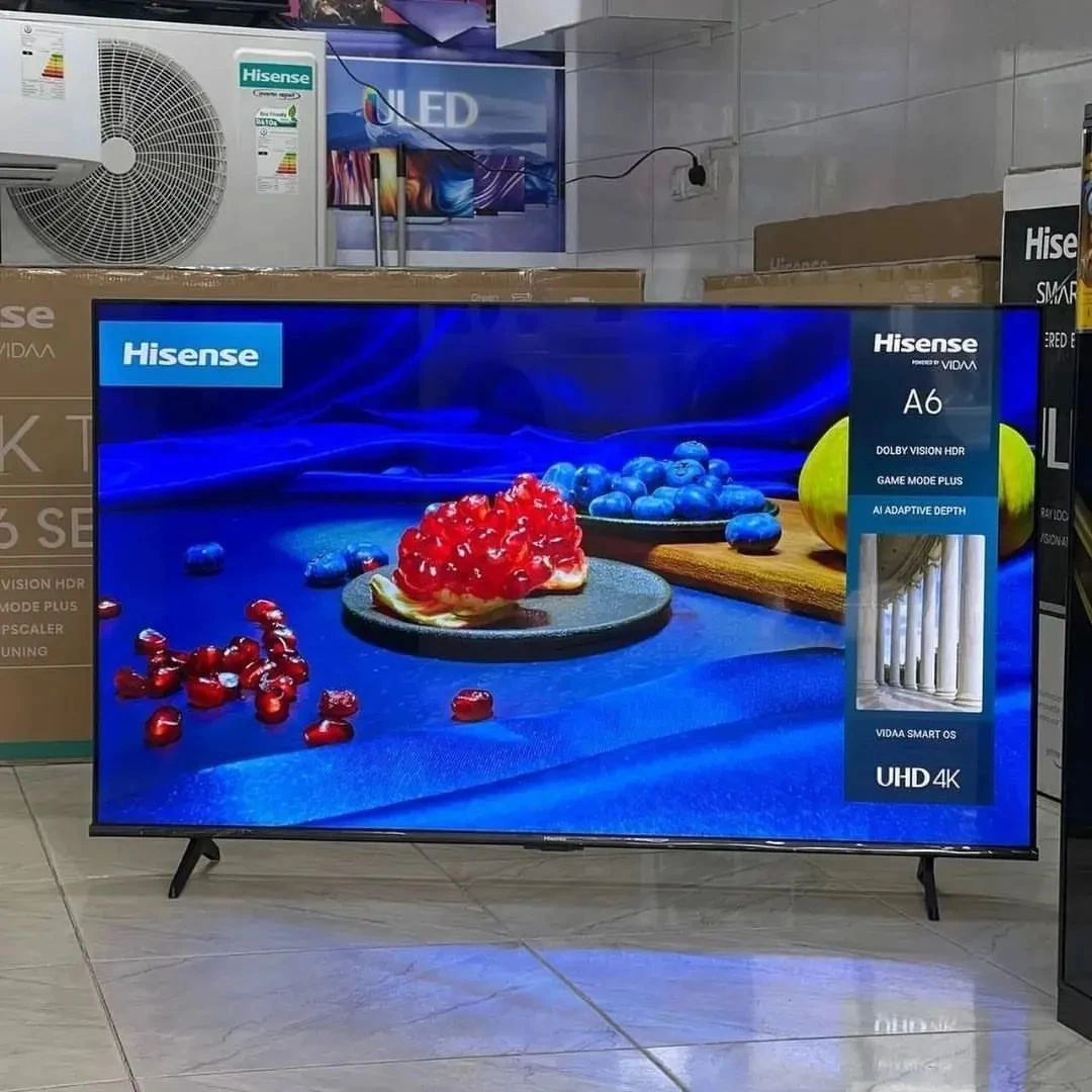 Takeer - HISENSE TVs PAMOJA NA BEI ZAKE KUANZIA INCHES 43 HADI 65 👇

43” Smart  UHD  4K Tsh: 750,000/=
50” Smart  UHD  4K Tsh: 1,050,000/=
55” Smart  UHD  ...