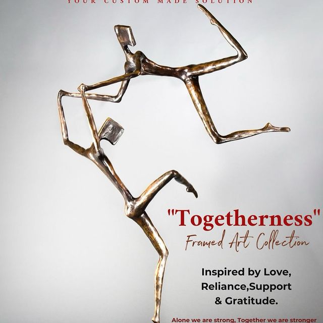 Takeer - “TOGETHERNESS”
Hardwood Framed Art Collection

~Inspired by Love, Reliance, Support & Gratitude 
Alone we are strong, Together we are stronger
.
.
...