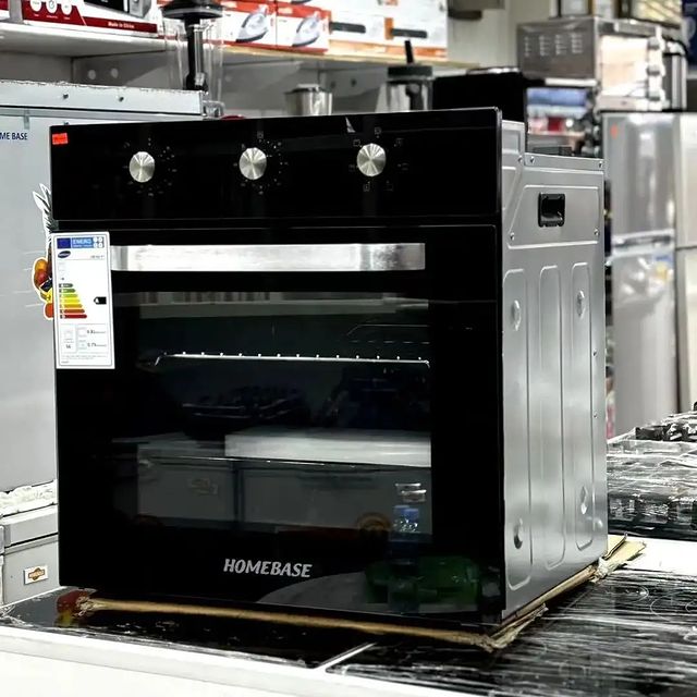 Takeer - HOMEBASE BUILT IN OVEN 🔥🔥🔥
 💎Model; HB-60-K1. 850,000/- 
🎯𝙵𝚎𝚊𝚝𝚞𝚛𝚎𝚜 
▫️Energy Class A 
▫️7 Cooking Functions 
▫️Cooling fan 
▫️Generous...