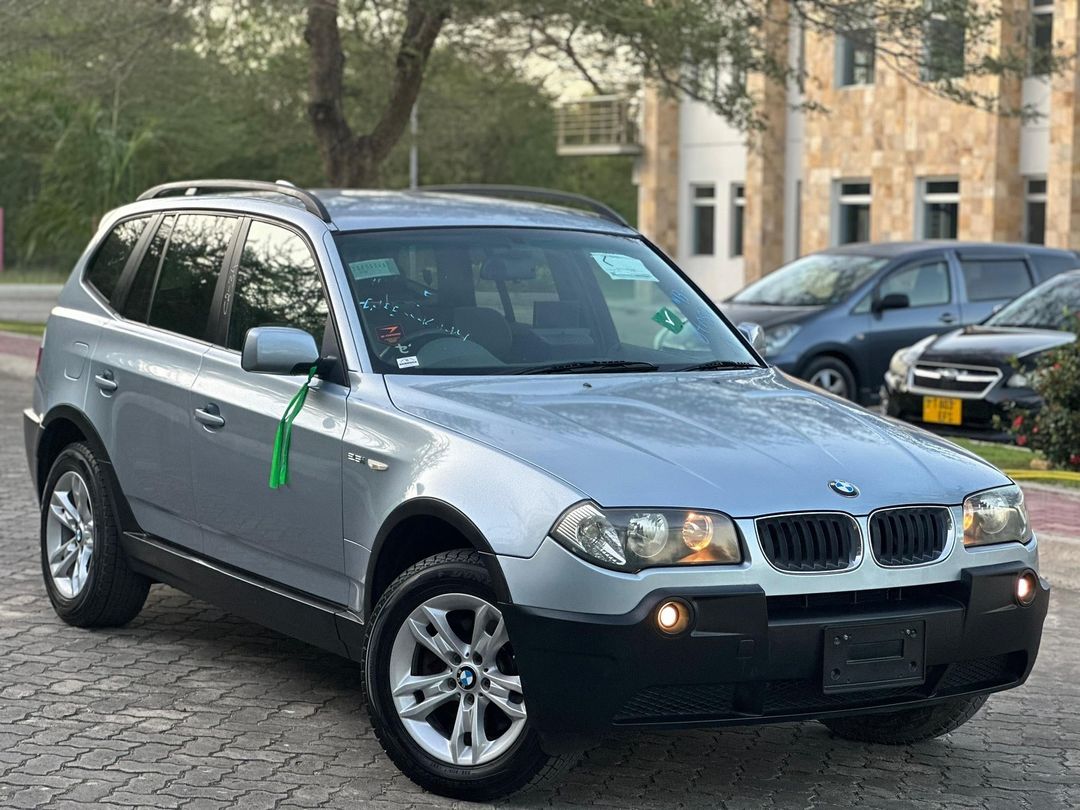 Takeer - •Bei/Price 25.5M🔥
•Contact •BMW X3
•Year 2004
•cc 2490
•Colour Grey
•km 67,000
•Android Screen
•All New tires🔥
•Free Registration✅
•”TRUSTED DEAL...