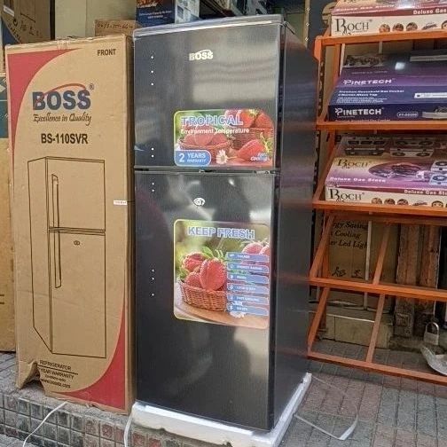 Takeer - Boss refrigerator Lita 110
2years warranty 
Price 620,000
Free delivery 
Call or Whatsapp 