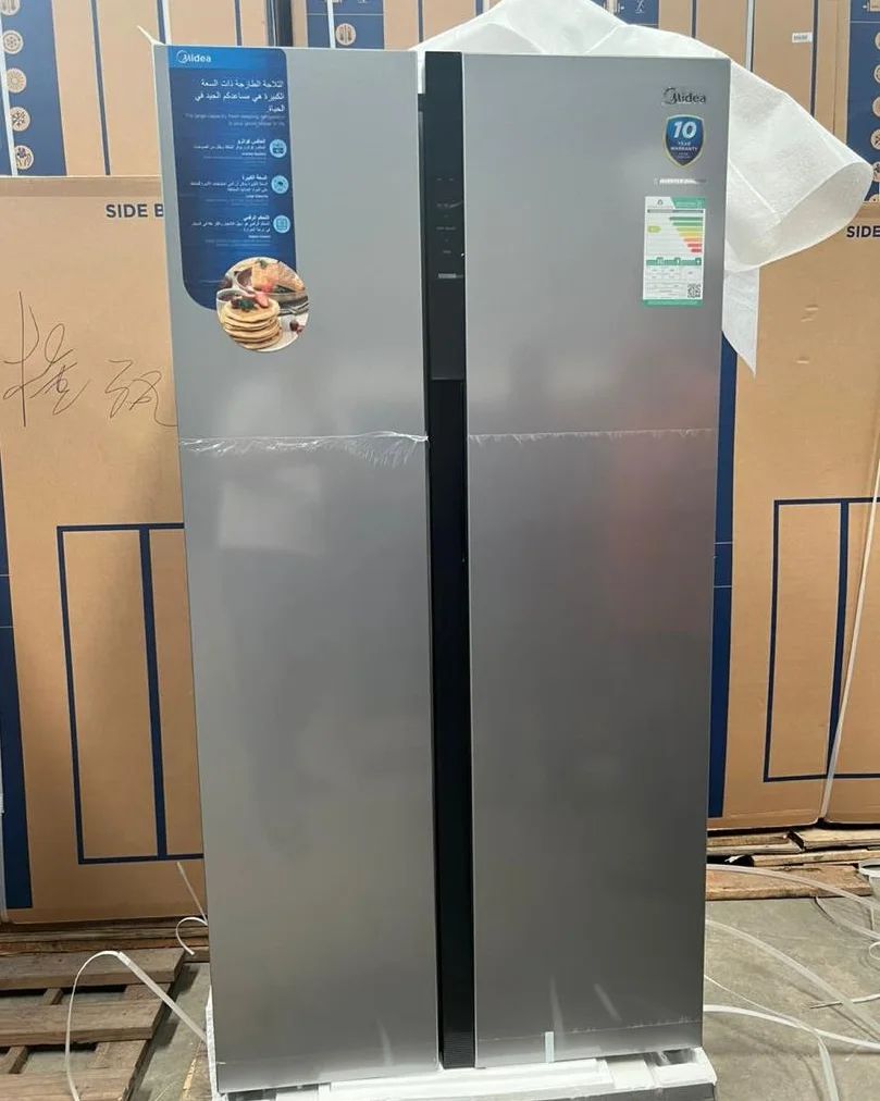 Takeer - Offer 🔥 midea side by side refrigerator available 
10year warranty 
Inverter technology 
Powerful compressor 
Smart wifi 📱 connect smartphone 
En...