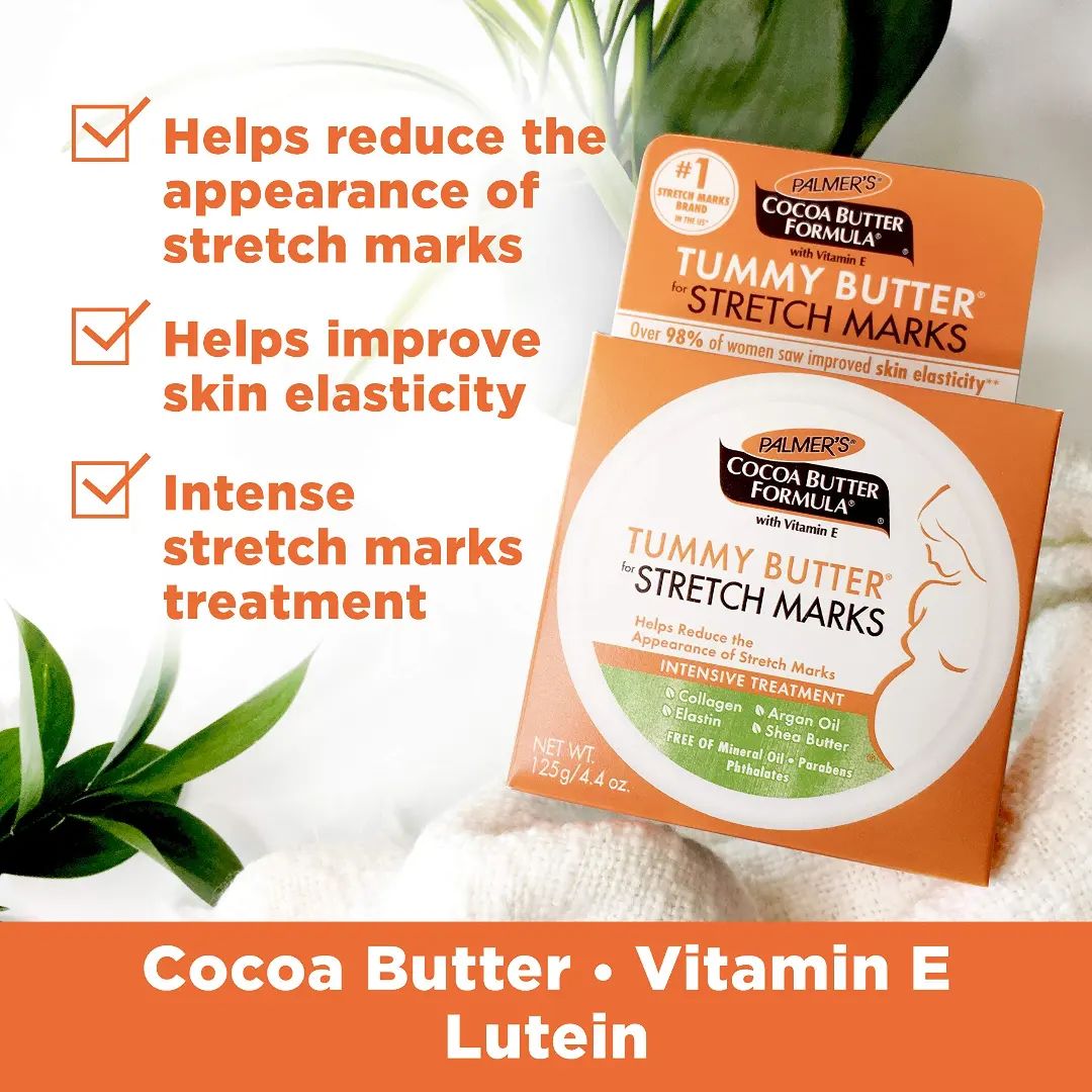 Takeer - PALMERS COCOA BUTTER TUMMY BUTTER STRECH MARK 
✅️ Helps to reduce appearance of strech Mark
✅️ Helps to improve skin elasticity 

Shop with us 

Pe...