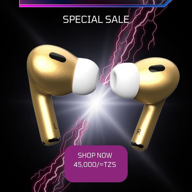 Takeer - OFFER OFFER OFFER 45,000/=tzs
Gold Airpods pro
Price 45,000/=tzs (offer)
Cash on delivery📦✅
One year warranty✅
Good sound quality🔊
📍Mikocheni A
...