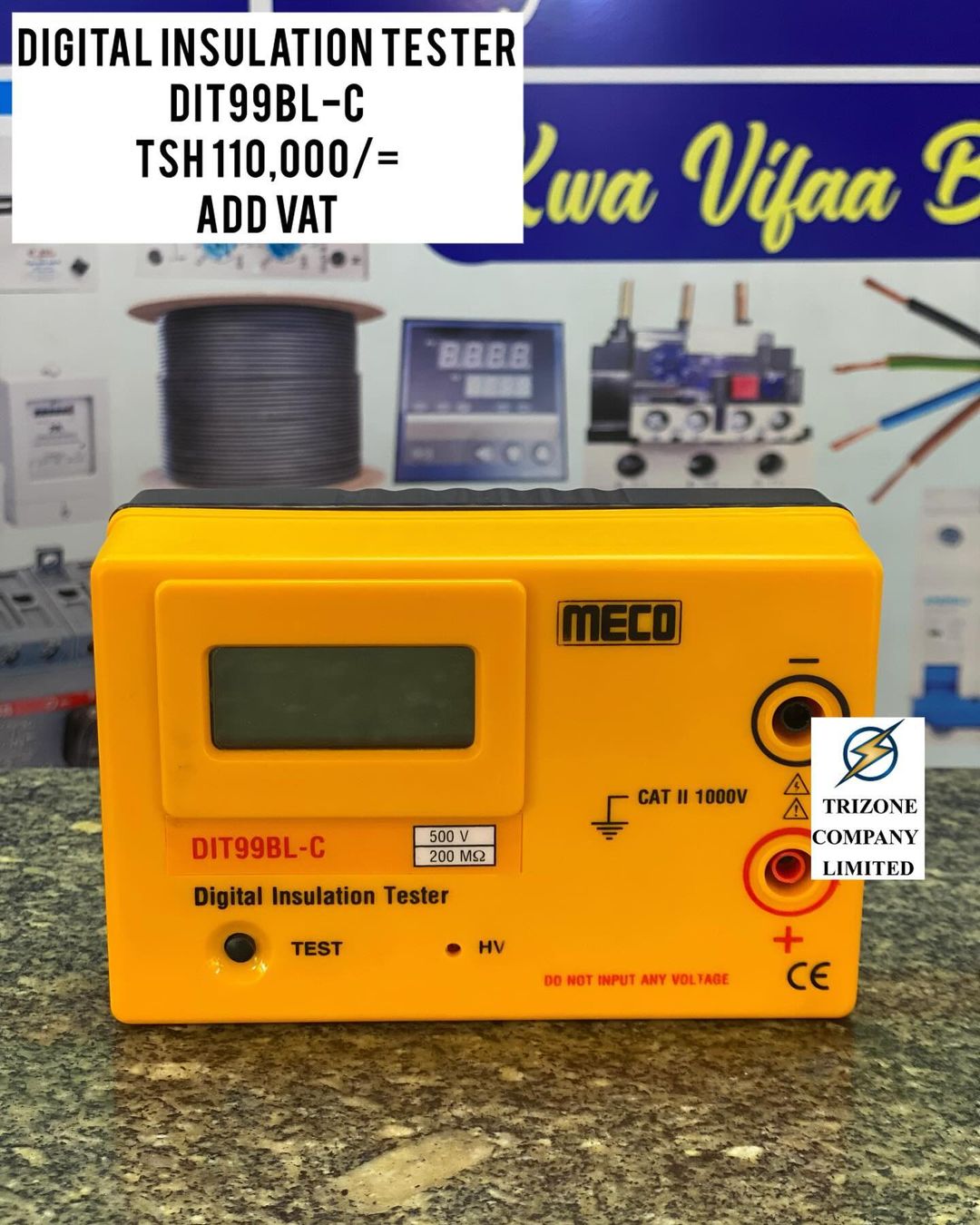 Takeer - DIGITAL INSULATION TESTER ZIPO

BEI;TSH 110,000/=

MAWASILIANO;
SIMU NAMBA: #
WHATSAPP NAMBA:#

TUNAPATIKANA;
KARIAKOO-MTAA WA NARUNG'OMBE NA GOGO
...