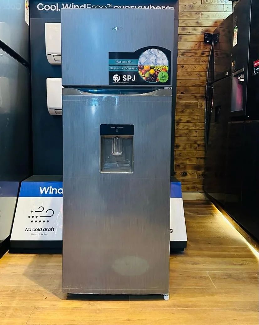 Takeer - 🥳BACK IN STOCK 💫

SPJ TOP MOUNT FRIDGE
Model: RFD-TSLW270C
Capacity: 211L
Water dispenser ✅
Price: Tsh 950,000