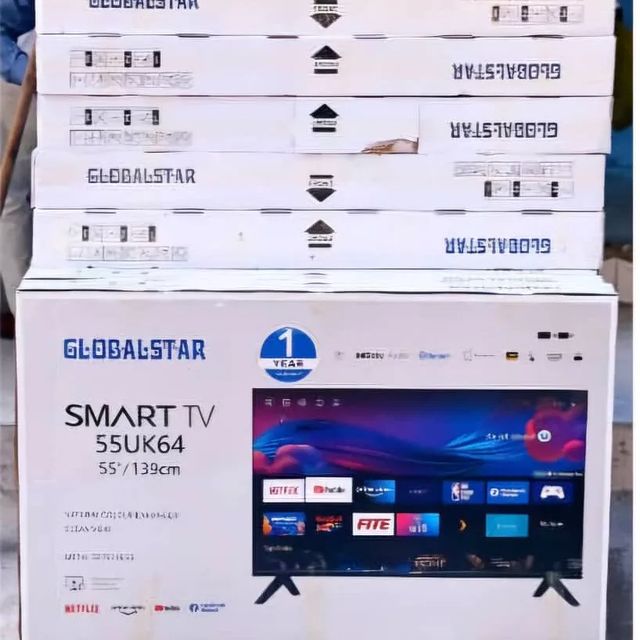 Takeer - Globalstar smart 4k android frameless 55 inches 
Warranty 1year 
Price 👉 850,000
Free delivery 🚚