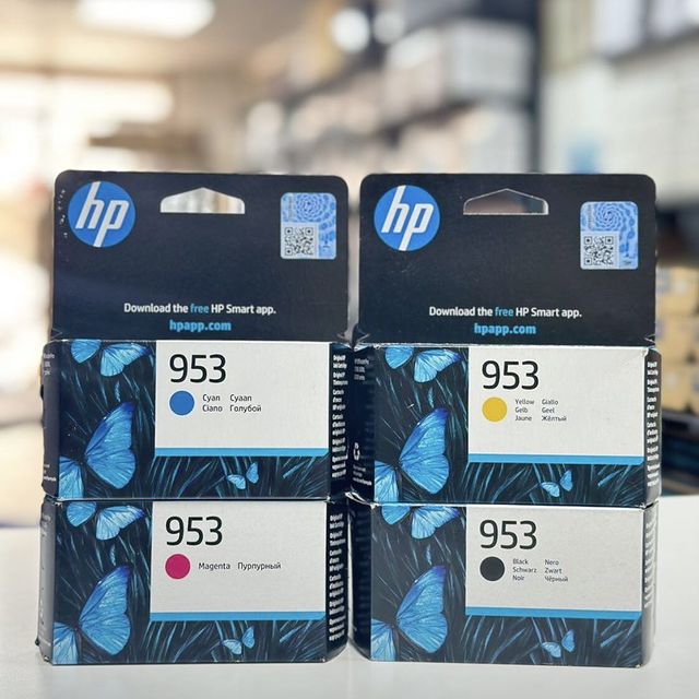 Takeer - HP 953 INK CARTRIDGES AVAILABLE ………..☑️

✔️Color: BLACK /CYAN/ YELLOW/ MAGENTA 

✔️For Both: Wholesale and Retail 

✔️Call/WhatsApp: 
GOOD QUALITY ...